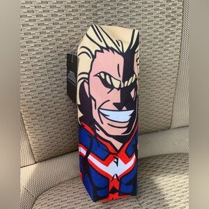 My Hero Academia All Might Canvas Pencil Case Stationery Pen Bag Makeup Pouch